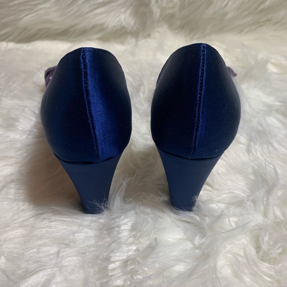 Anthro Miss Albright Satin Heels • size 8.5• NWOT - Picture 5 of 7